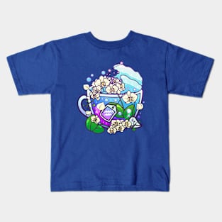 Aquarius Zodiac Teacup Kids T-Shirt